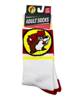 Crew sport socks - red and yellow accents