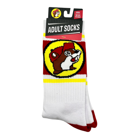 Crew sport socks - red and yellow accents