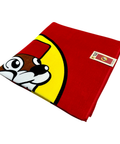 Buc-ee's classic towel - vibrant red, soft cotton