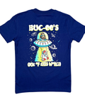 Navy blue youth t-shirt - playful design