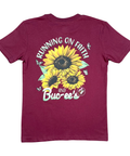 Maroon youth shirt - uplifting design for kids