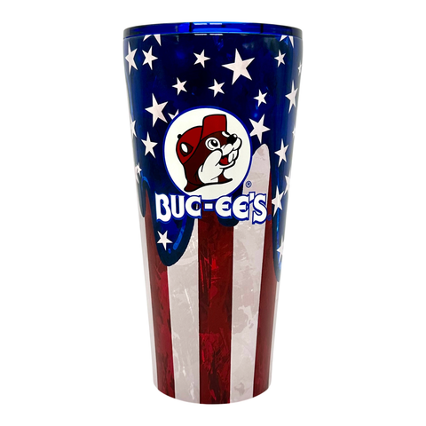 Buc-ee's patriotic drinkware - durable plastic