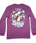 Lavender long sleeve t-shirt - modern casual style