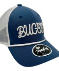Navy blue hat - soft cotton and breathable mesh