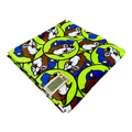 Buc-ee's novelty towel - vibrant lime and playful design
