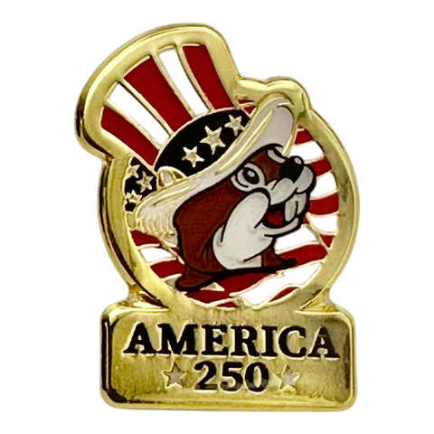 Buc-ee's red/white/blue pin - perfect for collectors