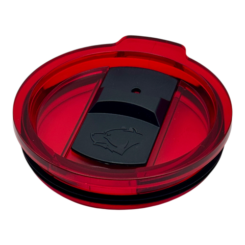 Bright red lid - fits standard drink containers
