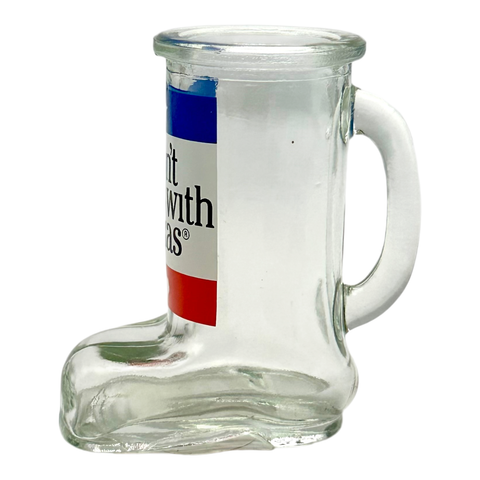 Boot-shaped shot glass - Texas-themed novelty item