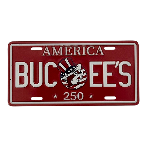 Buc-ee's 4th of July license plate - perfect for home decor