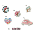 Vinyl sticker pack - assorted colors and sizes