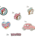 Vinyl sticker pack - assorted colors and sizes