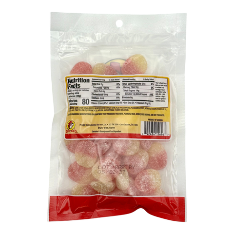 Peach sour gummies - 8 oz package