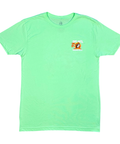 Mint green tee - vibrant summer style