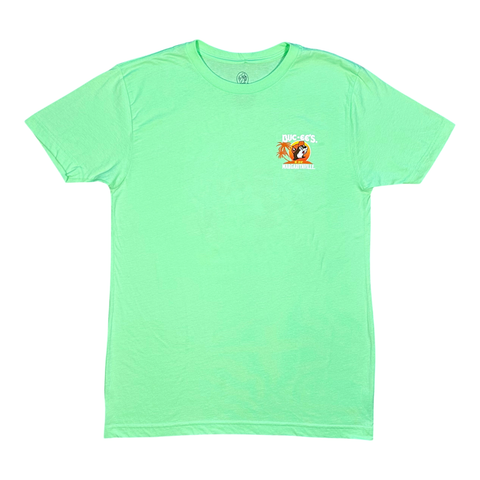 Mint green tee - vibrant summer style