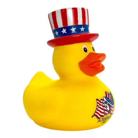 Buc-ee's 4th of July novelty rubber ducky - festive decoration