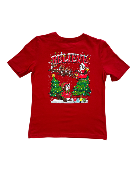 Red toddler sweater - soft cotton material