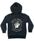 Youth black hoodie - soft cotton blend