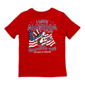 Buc-ee's red toddler t-shirt - 4th of July festive apparel