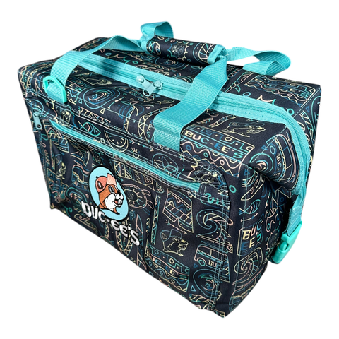 Buc-ee's neon tiki cooler - portable with shoulder strap