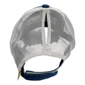 Navy blue hat - stylish cursive text detail