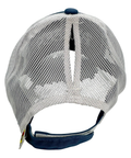 Navy blue hat - stylish cursive text detail