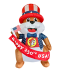 Buc-ee's novelty inflatable - festive holiday decor
