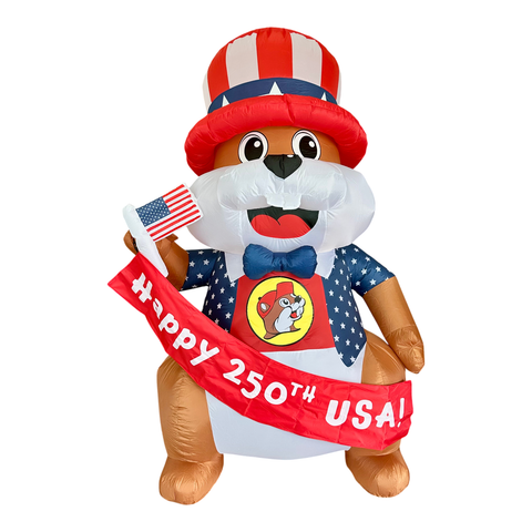 Buc-ee's novelty inflatable - festive holiday decor