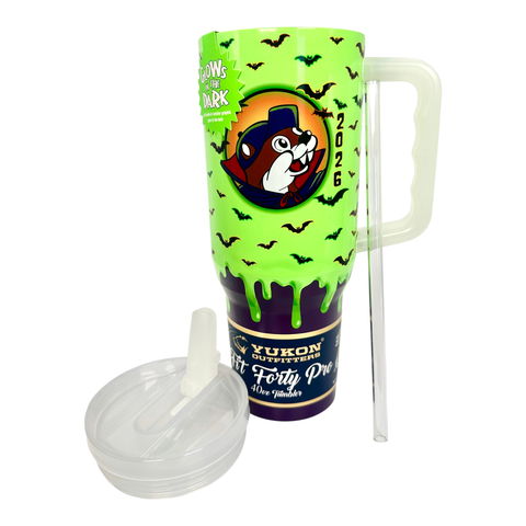 Buc-ee's 2026 Halloween Glow-In-The-Dark 40oz Fit Forty Pro