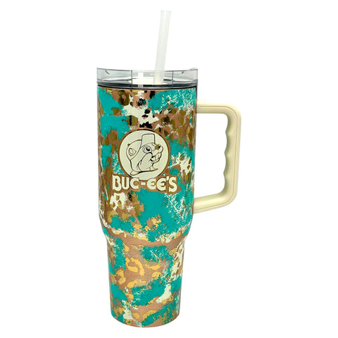 Ranch Gold Leopard Tumbler - 40oz