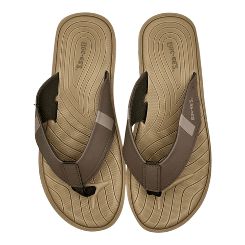 Buc-ee's Men Flip Flop Sandal - Tan