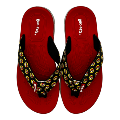 Buc-ee's Kid Flip Flop Sandals - Red Classic