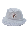 Light blue bucket hat - soft sherpa material
