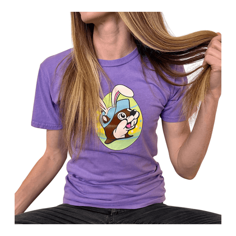 Adult Purple Buc-ee's 2025 Easter Shirt