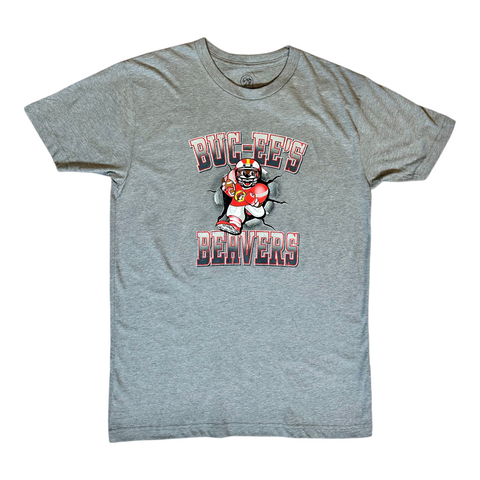 Adult Gray Buc-ee's Beavers Team Shirt