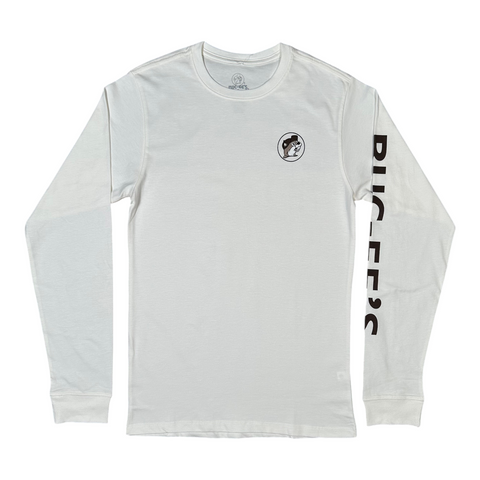 Adult Buc-ee’s Long Sleeve Shirt – Off White