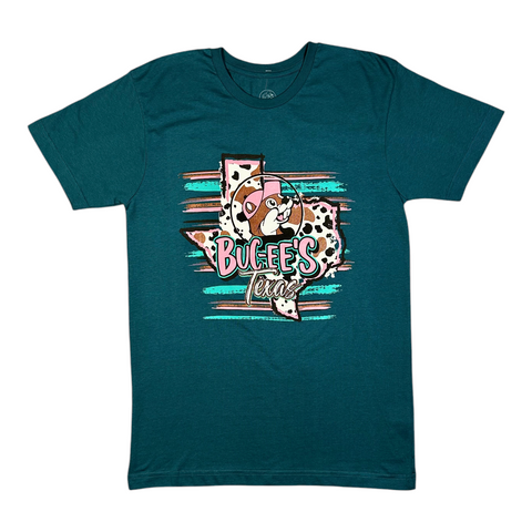 Adult Buc-ee's Teal Texas Shirt