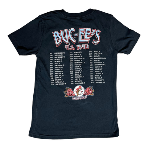 Adult Black Buc-ee's US Tour Shirt