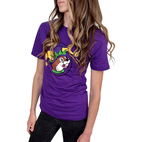 Adult Purple Buc-ee's 2025 Mardi Gras Shirt