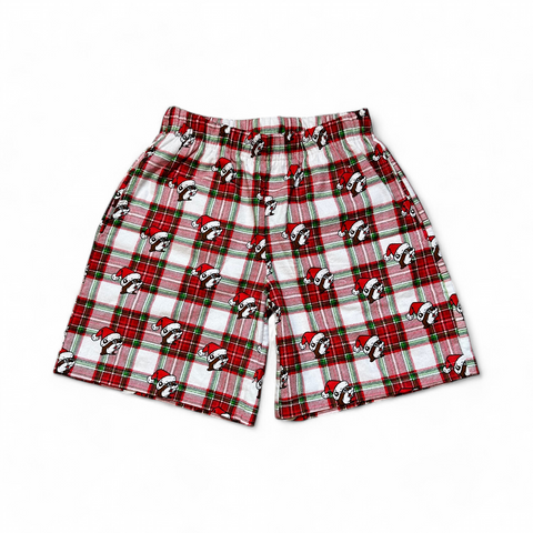 Flannel Christmas Pajama Shorts