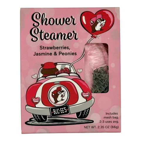 Shower Steamer with Mesh Bag - Strawberry Jasmine Peonies