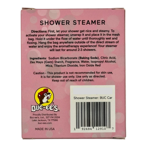 Shower Steamer with Mesh Bag - Strawberry Jasmine Peonies