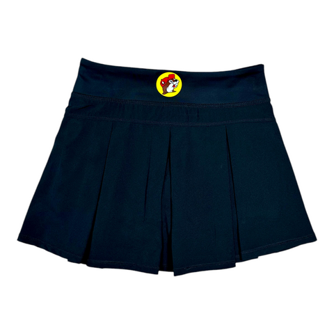 Youth Black Pleated Skirt with Undershorts