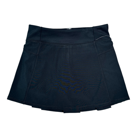 Youth Black Pleated Skirt with Undershorts