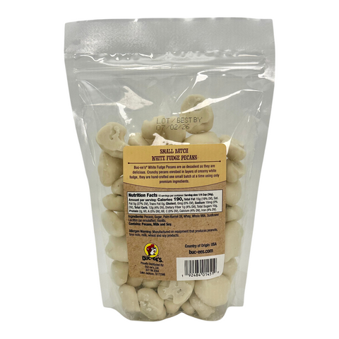 Pecans Small Batch 16oz - White Fudge