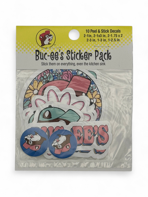 Assorted Buc-ee's Stickers Pack