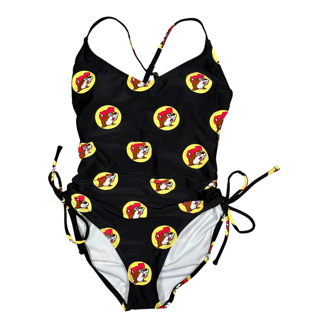 Buc-ee’s Women’s One-Piece Swimsuit – Classic Black – TrueTexasMerch