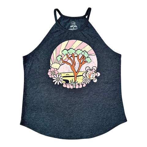 Adult Charcoal Gray Sunny Tank Top