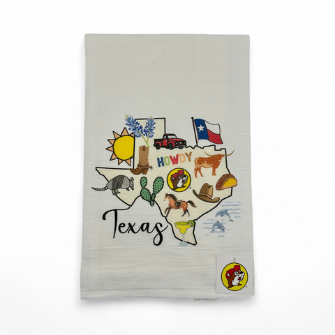 Buc-ee’s State Icons Dish Towel