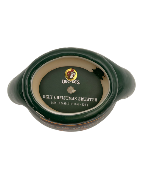 Buc-ee's Ugly Christmas Sweater Candle