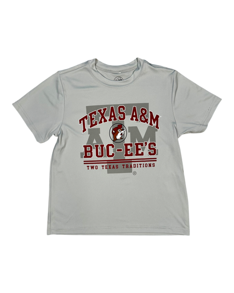 Youth athletic tee - breathable polyester
